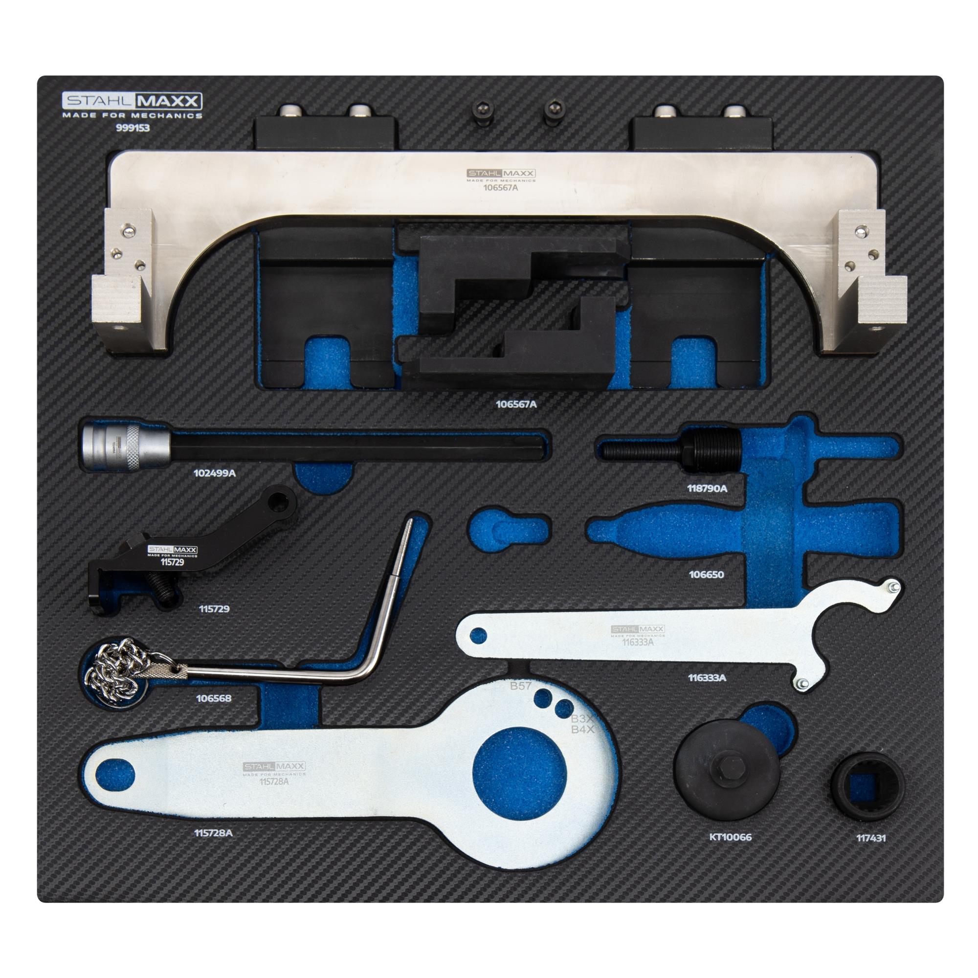einstellwerkzeug steuerkette bmw, mini b32, b36, b38, b42, b46, b48, b58 inkl. tu, a, b, c, d